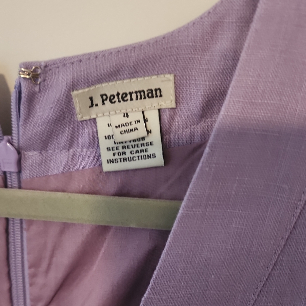 J. Peterman Lavender Midi Dress - Picture 4 of 4